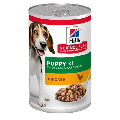 Hill’s Science Plan Puppy cu Pui Conservă Câini 370g