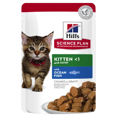 Hill’s Science Plan Kitten cu Pește Oceanic Plic Pisici 1.02kg