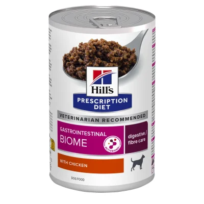 Hill’s Prescription Diet Gastrointestinal Biome cu Pui Câini 370g