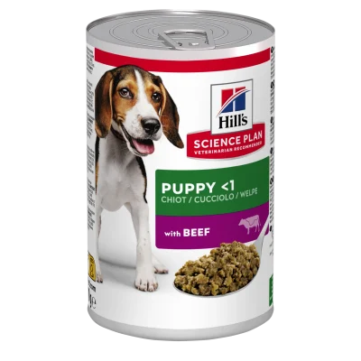 Hill’s Science Plan Puppy Vită Conserva Câini 370g