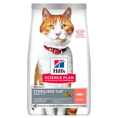 Hill’s Science Plan Adult Sterilised Somon Pisici 300g