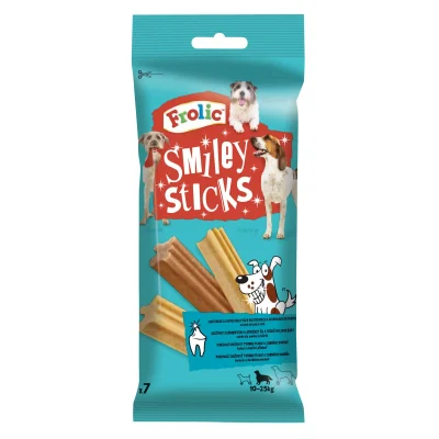 Frolic Smiley Sticks Recompense Dentare Câini 175 g