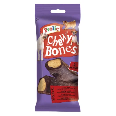 Frolic Chewy Bones Recompense Vită Câini 170 g