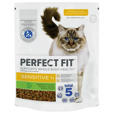 Perfect Fit Hrană Uscată Curcan Pisici Sensibile 750g