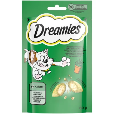 Dreamies Recompense Pisici Aromă Iarbă Pisicii 60g