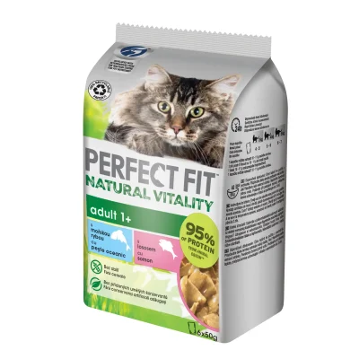 Perfect Fit Natural Vitality Pește Oceanic Somon 6x50g